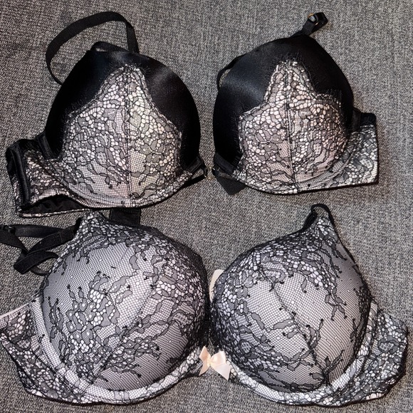 Victoria's Secret Other - 34B LACE VICTORIA SECRET BOMBSHELL PLUNGE /SOUTHERN GORGE PLONGEANT 2 BRA BUNDLE